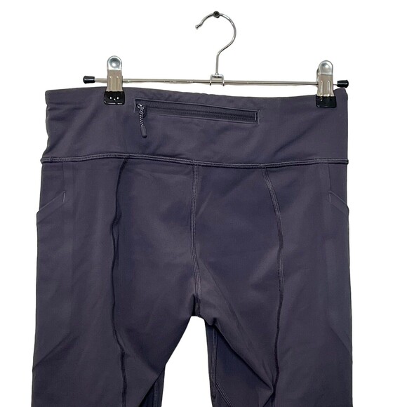 Lululemon Pace Rival Crop 22in Leggings Moonphase Luxtreme Pockets Womens Size 6 - Picture 6 of 12